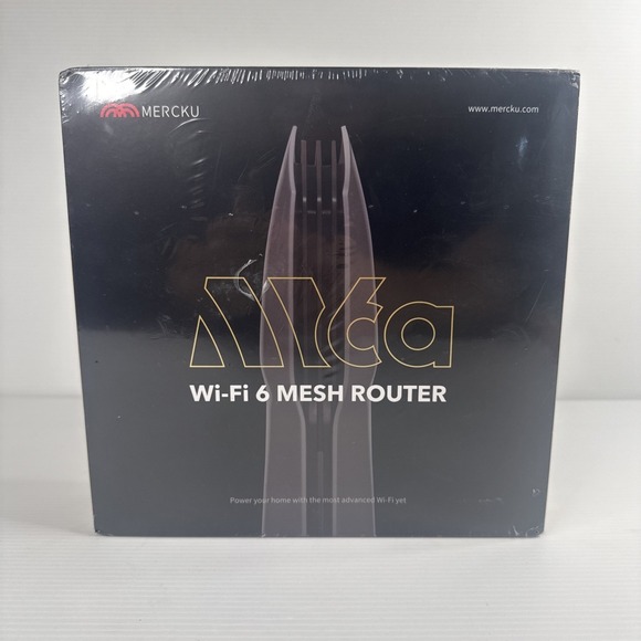 Mercku Other - Mercku M6a Home WiFi-6Mesh Router (Factory sealed) - High Performance Router
